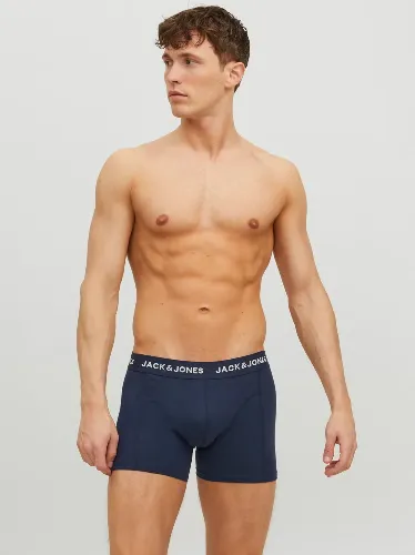 Resim Jack & Jones Jacanthony Trunks 3 Pack Erkek Boxer&Külot 12171946