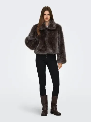 Resim Only Onlmanny Faux Fur Jacket Otw Noos Kadın Mont 15322406