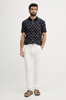 Resim Guess  Erkek  T-shirt M6GP04K3073-FBDB Ss All Over 4G Jacqaurd Polo