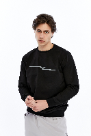 Resim Paul&More Erkek Sweat What Baskı 0 Yaka 2 İp