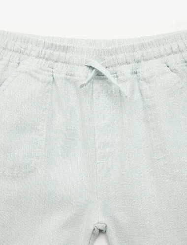 Resim Koton Erkek Bebek Kot&Kanvas Şort 6SMB40027TW