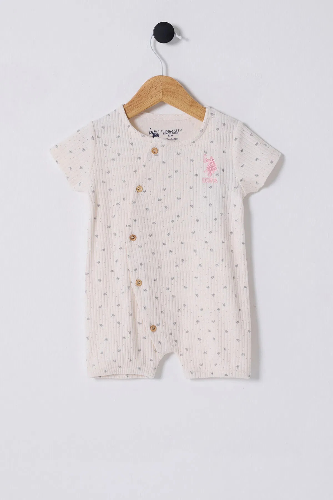 Resim U.S. Polo Assn Bebek Kız Bebek Tulum Usb2375