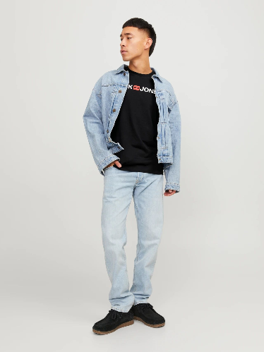 Resim Jack & Jones Jjecorp Logo Tee Ss Crew Neck Noos Erkek T-Shirt 12137126