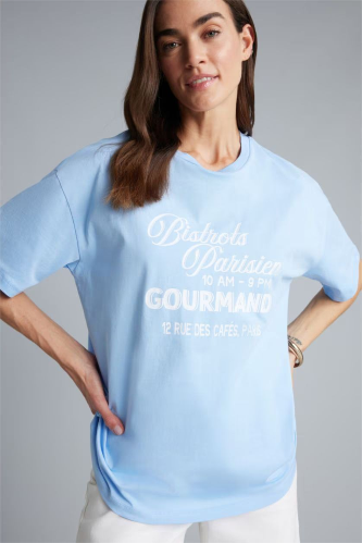 Resim Defacto Kadın T-shirt H2360AX/BE791