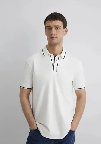 Resim Mavi Erkek T-shirt M0612648-70057