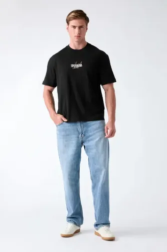 Resim M6Yı46K4232-Jblk Gues Erkek T-Shirt
