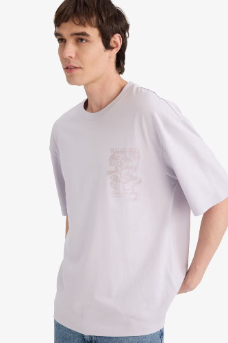Resim Defacto Erkek T-shirt F9696AX/PR307