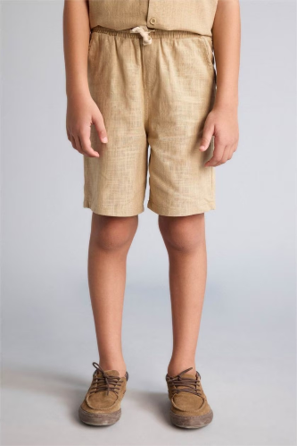 Resim Defacto Erkek Çocuk Kot&Kanvas Şort H3048A8/BG387