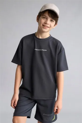 Resim Defacto Erkek Çocuk T-shirt H3041A8/AR31