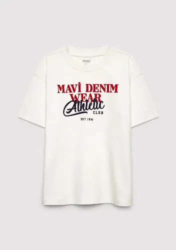 Resim Mavi Erkek Çocuk T-shirt M6610486-70057