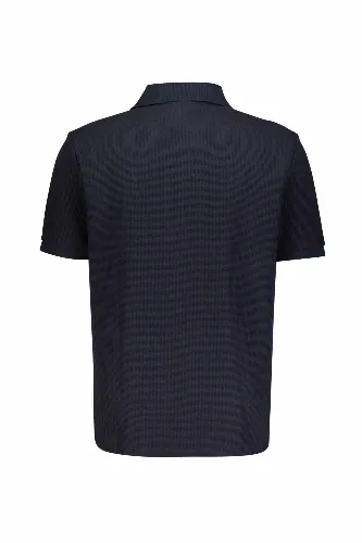Resim Süvari Polo Yaka V Patlı T-shirt Sts1014000005