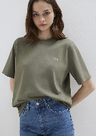 Resim Mavi Kadın T-shirt M1613804-86961