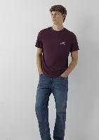 Resim Mavi Erkek T-shirt M0611714-70434