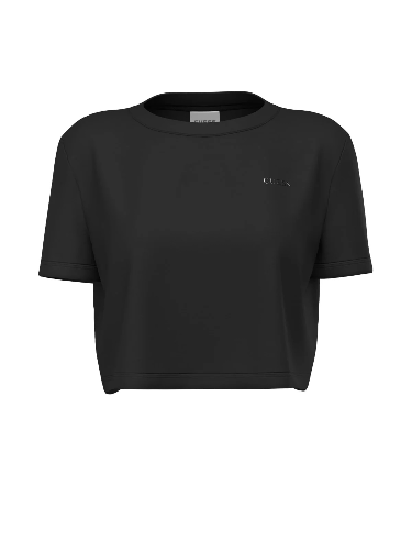 Resim Guess Athleisure  Kadın  T-shirt V6GI17K2984-JBLK Selene Ss Cn T-Shırt