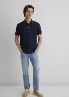 Resim Mavi Erkek T-shirt M0611938-82318