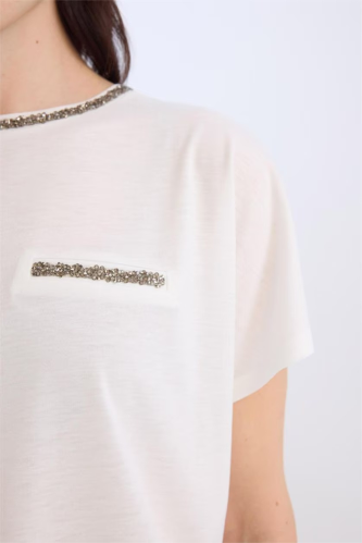 Resim Defacto Kadın T-shirt K7701AZ/ER105