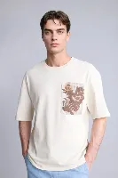 Resim Defacto Erkek T-shirt H4709AX/BG734