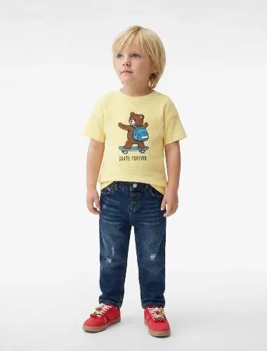 Resim Koton Erkek Bebek T-shirt 6SMB10221TK