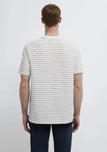 Resim Mavi Erkek T-shirt M0613334-70057