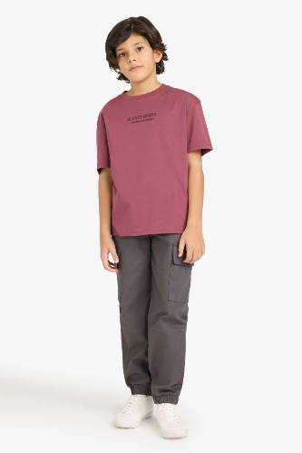 Resim Defacto Erkek Çocuk T-shirt G6485A8/BR174