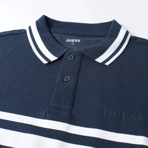 Resim Guess Athleisure  Erkek  T-shirt Z6GP04K3207-G7R1 Spıros Ss Polo