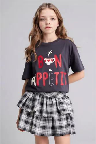Resim Defacto Kız Çocuk T-shirt G1792A8/AR1
