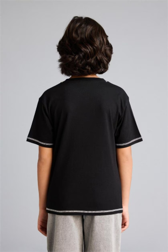 Resim Defacto Erkek Çocuk T-shirt G7138A8/BK81