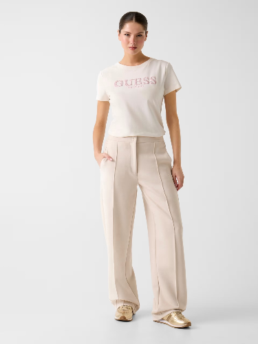 Resim Guess Athleisure  Kadın  T-shirt V6RI11J1314-G012 Gıudıtta Cn Ss T-Shırt