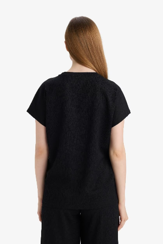 Resim Defacto Kadın T-shirt E1639AX/BK81