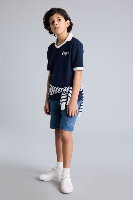 Resim Defacto Erkek Çocuk T-shirt H0933A8/NV64