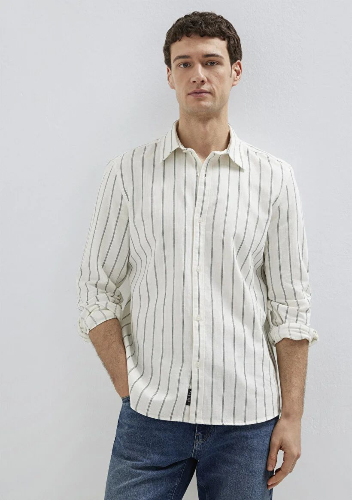 Resim Mavi Erkek Uzun Kol Gömlek M0211380-71599