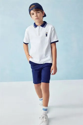 Resim Defacto Erkek Çocuk T-shirt H2971A8/WT34