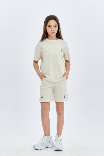 Resim Yenikoza Kız Çocuk Şort Takım