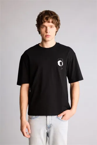 Resim Defacto Erkek T-Shirt G3218Ax/Bk81