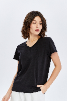 Resim Viole&More Kadın T-Shirt Yk18 V Yaka