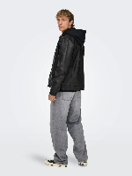 Resim Only & Sons Onsmike Pu Racer Jacket Otw Vd Noos Erkek Deri Mont Ve Ceket 22012339