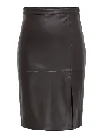 Resim Only Onlolıne Faux Leather Skırt Otw Noos Kadın Etek 15315998