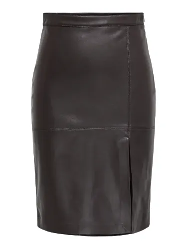 Resim Only Onlolıne Faux Leather Skırt Otw Noos Kadın Etek 15315998
