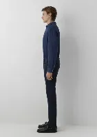Resim Mavi Erkek Kanvas Pantolon M00422A4092