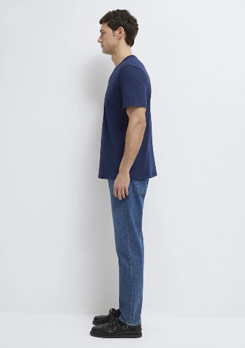 Resim Mavi Erkek T-shirt M0613186-70758