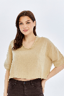 Resim Viole&More Kadın Bluz Yk09 Müslin