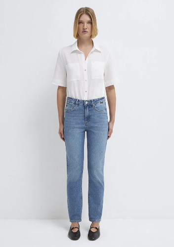 Resim Mavi Star Kadın Jean Pantolon M101077-90533