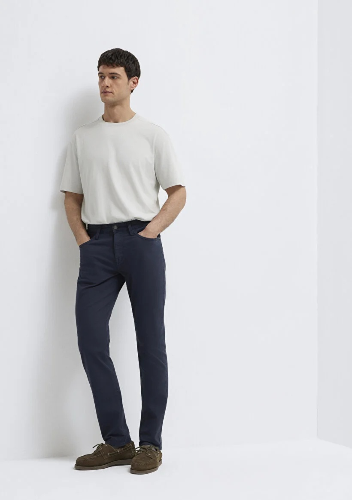 Resim Mavi Marcus Erkek Kanvas Pantolon M00351A2793