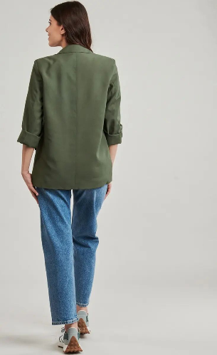 Resim Only Onlarıs Lıfe 3/4 Loose Blazer Cc Wvn Kadın Ceket 15310839