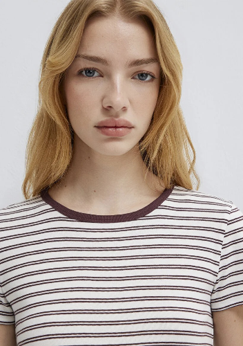 Resim Mavi Kadın T-shirt M1613928-91505