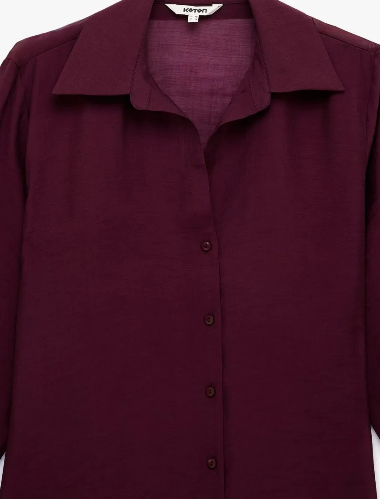 Resim Koton Kadın Gömlek 6SAK60127PW