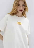 Resim Mavi Kadın T-shirt M1613915-70057