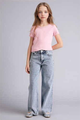 Resim Defacto Kız Çocuk T-shirt G7234A8/PN86