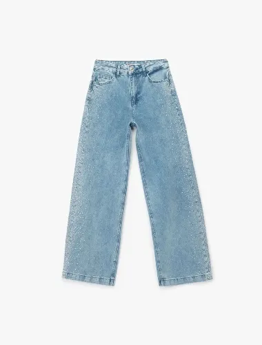 Resim Koton Kadın Jean Pantolon 7WAL40025MD