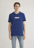 Resim Mavi Miav Baskılı Erkek T-Shirt M067153-70722